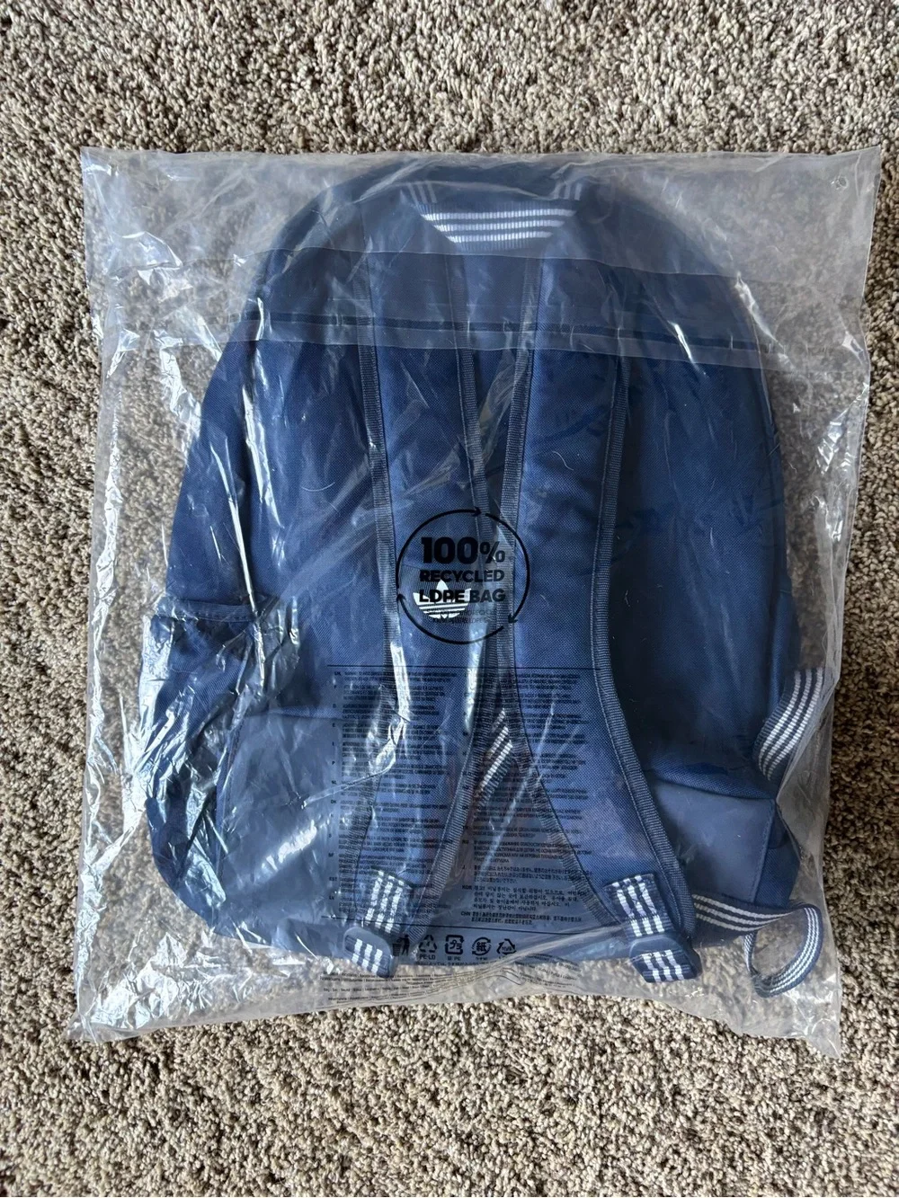 NWT ADICOLOR Classic Backpack - Night Indigo